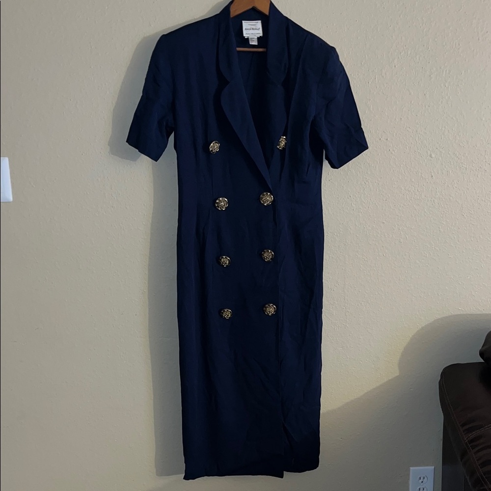 Joseph Ribkoff Vintage Navy Blazer Dress